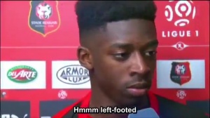 兌現(xiàn)天賦！登貝萊18歲經(jīng)典采訪：我是左腳將，但是右腳射門更好