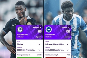 凱塞多、巴萊巴本賽季英超數(shù)據(jù)：場(chǎng)均搶斷4.2比1.5、攔截3比1.5