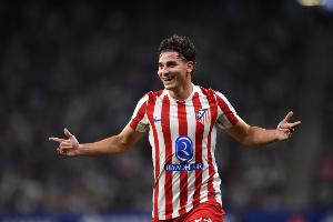 8場5球，皇馬是阿爾瓦雷斯旅歐生涯取得進球最多的對手