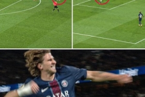 維蒂尼亞妙傳，扎巴爾尼打進加盟巴黎后的處子球