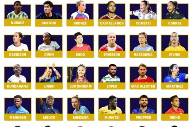 FIFPRO25–27年度全球球員理事會成員，麥卡利斯特、巴斯托尼入選