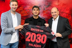 帕拉西奧斯：很高興與勒沃庫森續約，準備以更強姿態回歸