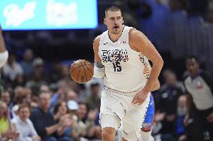 高效表現！約基奇半場5中4拿下14分5板2助