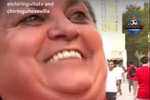 ??赫伊森父親轉(zhuǎn)發(fā)視頻，塞維利亞女球迷激動(dòng)慶祝4-1大勝巴薩