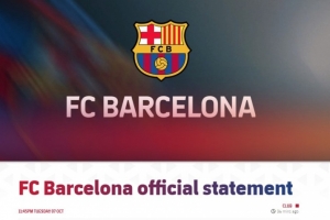 巴薩官方：西甲第9輪對赫羅納將在蒙錐克進行 推遲回歸諾坎普