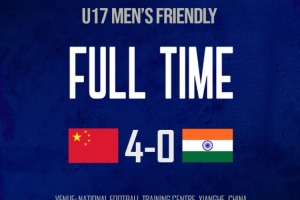 馬德興：U16國足封閉訓(xùn)練賽4-0印度，李鋮雙響張伯霖、蕭晨熙破門