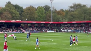 鏡報：球迷沖場抗議內維爾“中年白男”言論，曼市警方逮捕涉事人