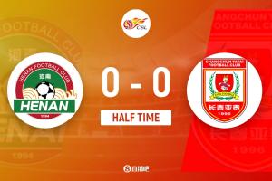 半場-劉鑫瑜屢造險安智誠關鍵撲救 河南隊暫0-0亞泰