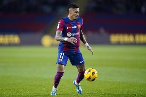 記者：拉菲尼亞、費(fèi)蘭-托雷斯、克里斯滕森缺席巴薩訓(xùn)練