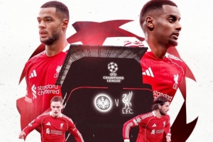 利物浦發布歐冠客戰法鷹海報：維爾茨、伊薩克、索博、加克波在列