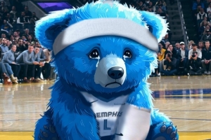 哭泣的小熊！灣區(qū)媒體曬圖嘲諷：沒有敗績 哪叫灰熊？