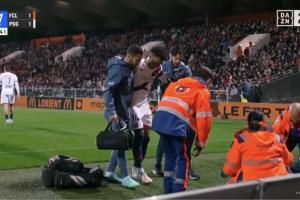祝好！杜埃突破中倒地十分痛苦，法媒稱可能長期缺陣