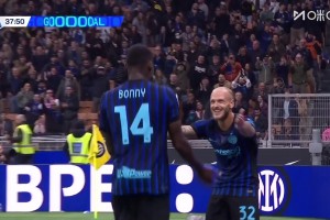 傳射建功！迪馬爾科下底傳中，博尼前點頭球破門