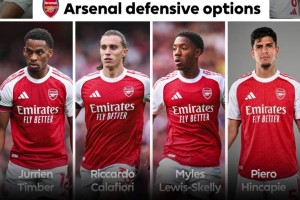 誰能打爆這條防線？詹俊：阿森納后防八大金剛！